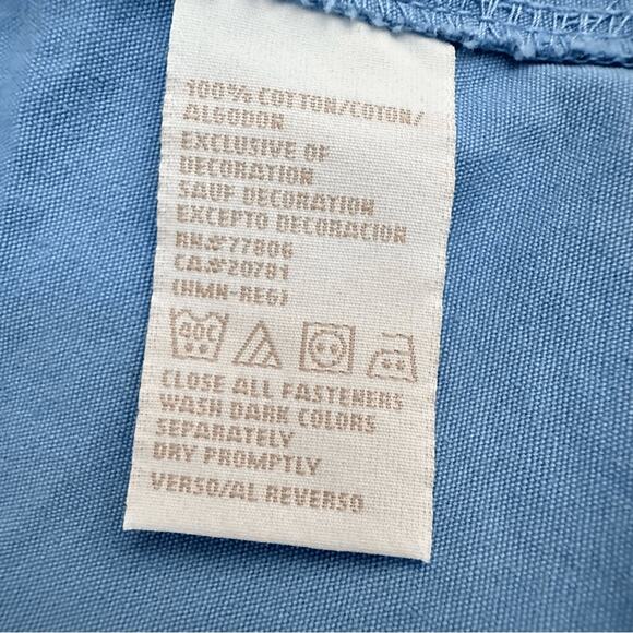 Tommy Hilfiger Women’s Blue Hooded Utility Jacket Drawstring Zip Front Size M - Picture 7 of 9